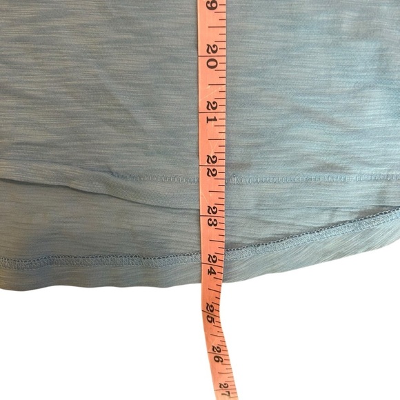 Lilly Pulitzer Etta Pom Pom top Zanzibar blue size XXS Pima cotton v neck shirt - Picture 9 of 9